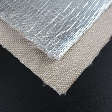 aluminum foil coated fiberglass fabric|Aluminium Foil Heat Reflective Fabric .